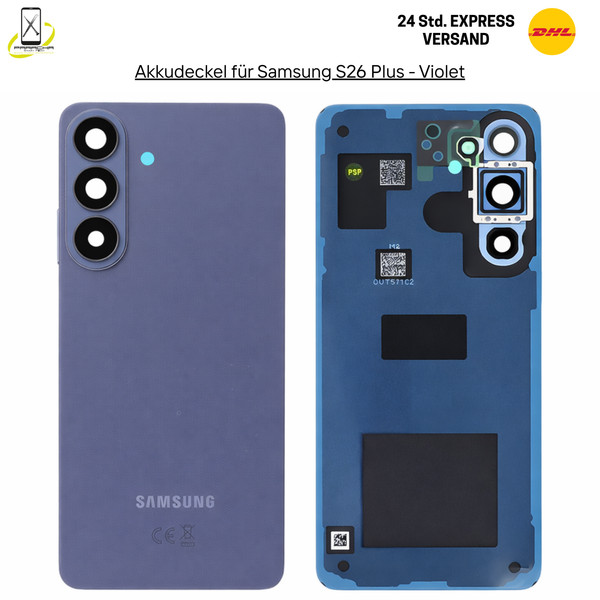 Original Samsung Galaxy S26+ Plus S947B Akkudeckel Backcover RüCkseite Violet-image