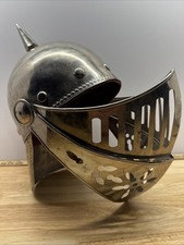 Medieval Knight Armor Helmet: Helmet, Larp Halloween Helmet Prop vintage