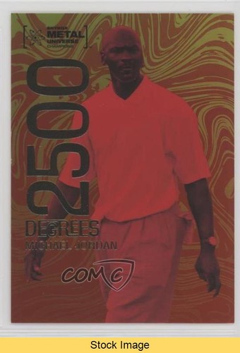 2022 Skybox Metal Universe Champions 2500 Degrees Michael Jordan HOF READ 6kv