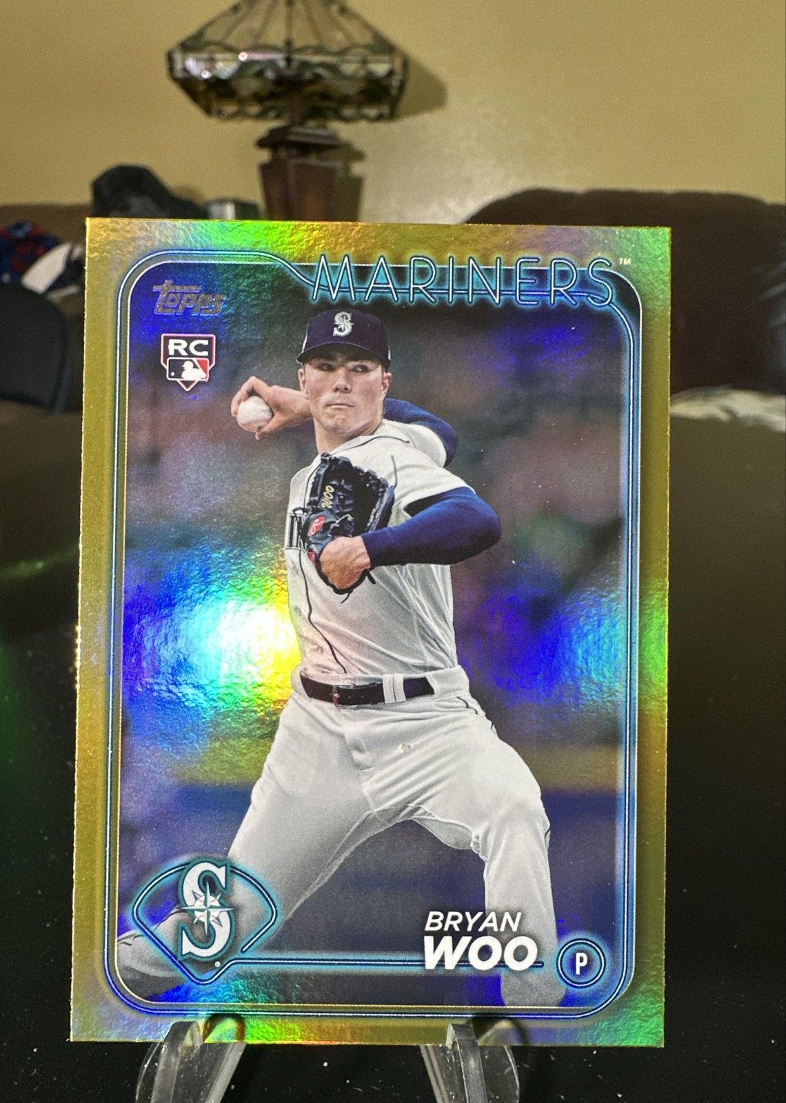 2024 Topps Series 1 - Bryan Woo #12 Gold Foil (RC)