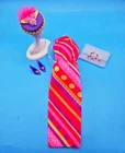 VINTAGE BARBIE BEST BUY #1351 BUBBLES N STRIPES DRESS PERFECT
