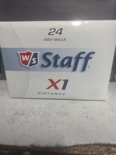 VTG Wilson Staff Model X1 White Golf Balls Lot Of 2 Dozen 24 Total Discontinued