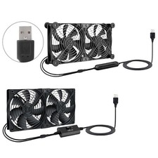 Reliable USB Cooling Fan with 3 Speed Options for Better Airflow Control