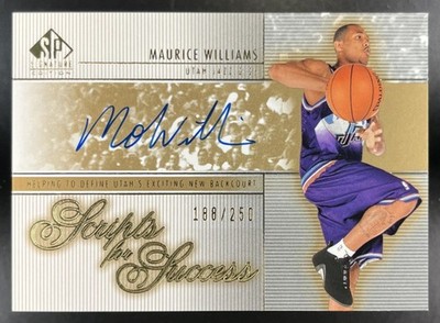 Maurice Williams Mo /250 RC Auto 2003-04 SP Signature Edition Scripts Success