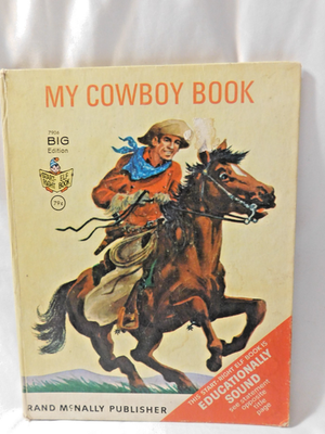 #ad My Cowboy Book by Bruce Grant Rand McNally Start Right Elf Book Kids 1967 $14.20
