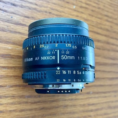 Nikon AF NIKKOR 50mm F/1.8 D Lens