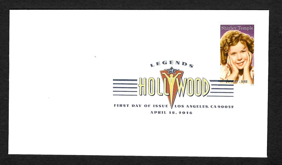USA 2016: Legends of Hollywood: Shirley Temple, FDC - Bild 1 von 1