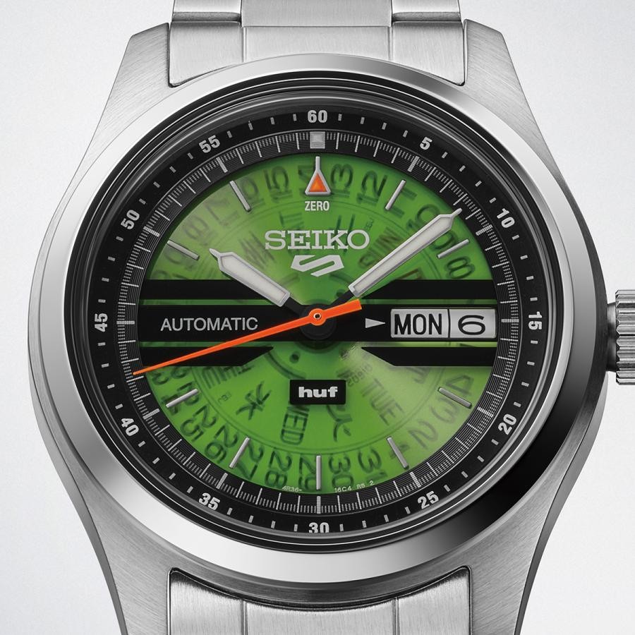 Seiko 5 Sports x HUF Collaboration Limited Edition Model 3rd Watch