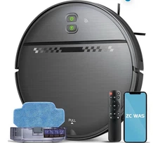 Robot Vacuum and Mop Combo, 2-in-1 Robot Vacuum Cleaner, Perfect for Pet Hair