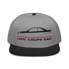 For Civic Coupe EM2 2001-2005 Fans Cap Sport Compact Snapback Hat Birthday Gift