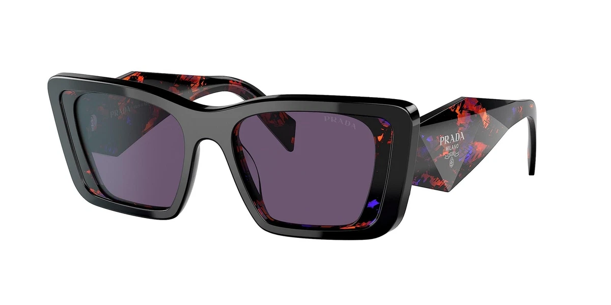 Prada SPR04N Oversized Sunglasses Black Butterfly Italy Designer Women Butterfly PRADA Sunglasses for Women for sale | eBay main image 2