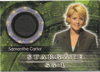 STARGATE HEROES (2009) - C61 SAMANTHA CARTER (AMANDA TAPPING) KOSTÜMKARTE