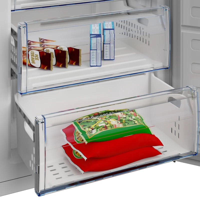 Congelatore Freezer Verticale BEKO Cassetti 215 Litri Classe E Monoporta 150 cm, fotografia 6 di 9