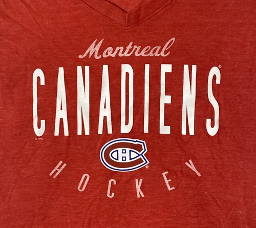 Women's NHL Montreal Canadiens Hockey Shirt by Soft as A grape, XL - Picture 2 of 3