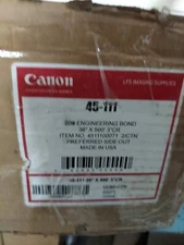 Pack Of 2 Rolls Canon 45-111 3''CR 36'' X 500’ 20# ENGINEERING BOND PAPER ROLL
