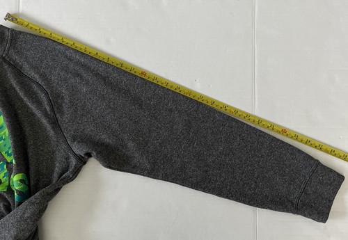 Adidas climawarm pull-over sweatshirt Women’s/M soft- Gray/green logo - Picture 7 of 8