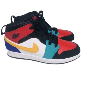 mid bred multi color jordan 1