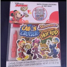 Disney Junior Bath Foam Stickers  Net Bag