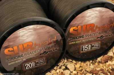Korda SUBbraid Super-heavy Braided Mainline / Carp Fishing Sub Braid