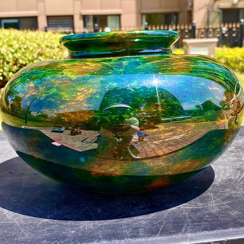 8.33LBNatural Colorful Jade Flower Vase Collection Decoration Treatment Stone - 第 11/14 張圖片