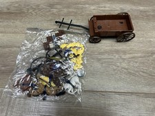 Vintage Britains Juguetes ALNI Industria Argentina Horses Wagon  Supplies