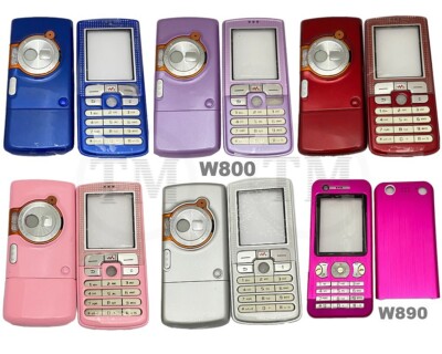 Fascia Housing Body Front & Back Battery Cover & Keypad Sony Ericsson W800i W890