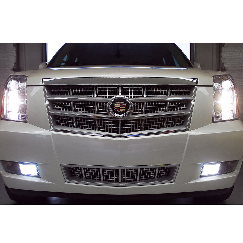 6x LED Fog Lamp Driving Light DRL Bulbs Combo For 2007-2014 Cadillac Escalade