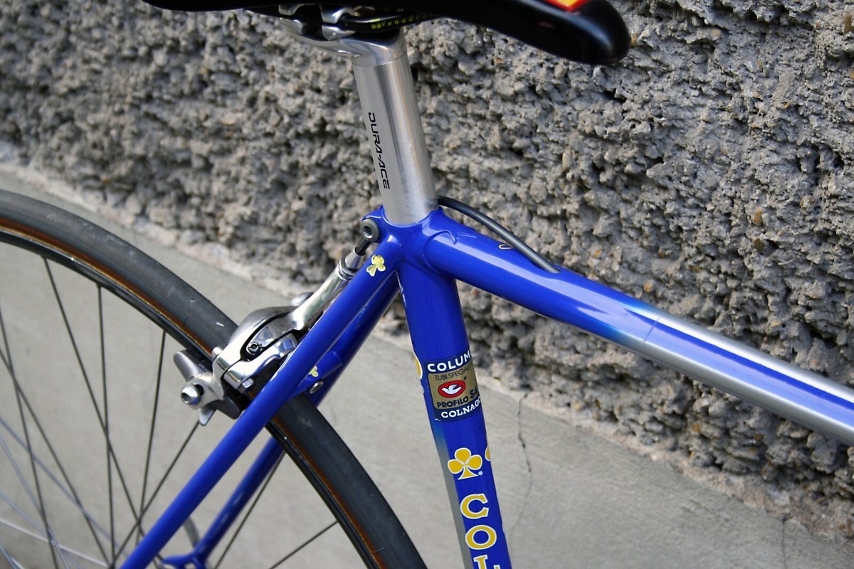 Maillot Cycliste Vintage Buckler Colnago Decca – Taille XL (Excellent état)