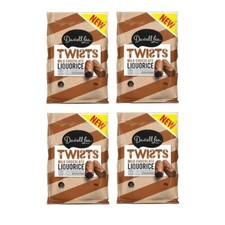 916667 4 X 200G BAG DARRELL LEA MILK CHOCOALTE LIQUORICE TWISTS SWEET TREAT