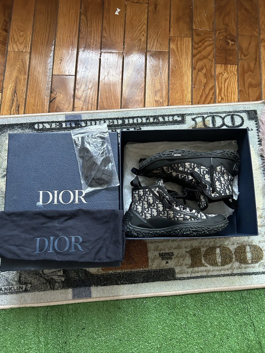 DIOR DIORIZON ANKLE BOOT CLASSIC OBLIQUE SIZE 40 EU RETAIL 1250 3SH131ZJW H961