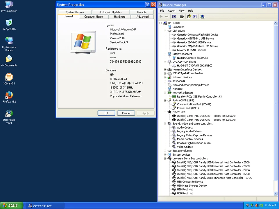 NEW Windows XP Retro Gaming PC - 8800 GTX, 4GB Ram, Core2Duo E8500, 240GB SSD - Image 4 of 4