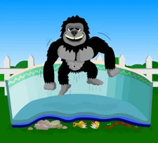 36-ft Round Gorilla Pool Floor Padding
