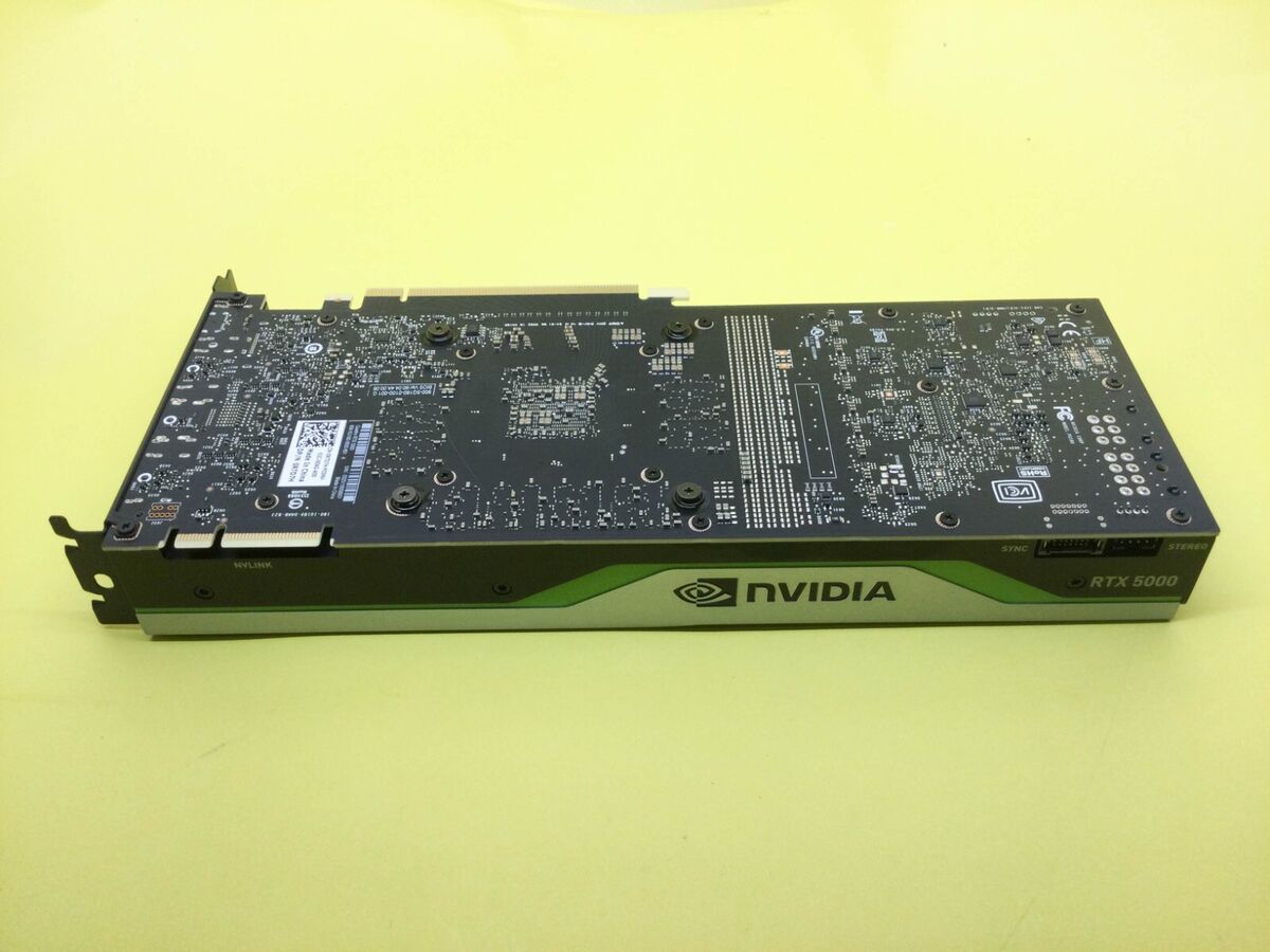 NVIDIA Quadro RTX 5000 16GB GDDR6 PCIe 3.0 x16 Graphic Card NVIDIA Quadro RTX 5000 16GB GDDR6 PCIe 3.0 x16 Graphic Card