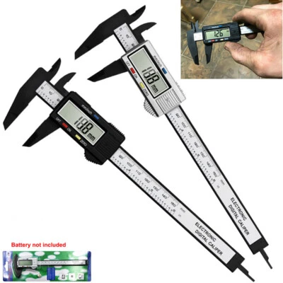 CHINACNCZONE 6" LED Digital Caliper 0-150mm Vernier Micrometer Electronic Ruler Gauge Meter
