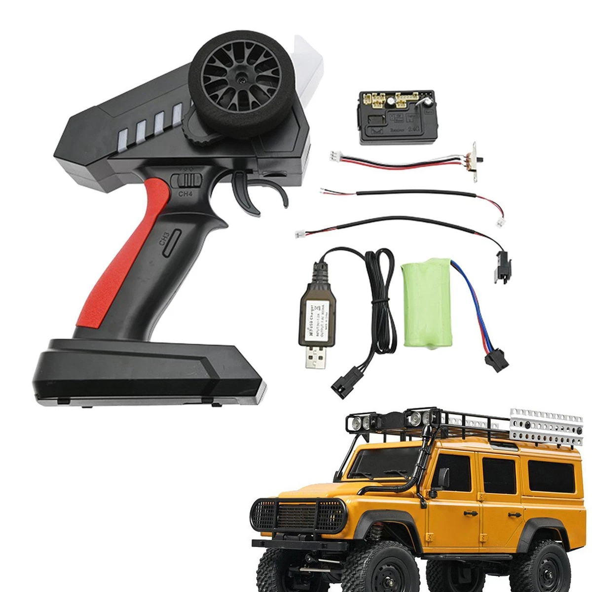 RC Car Controller with Receiver Professional for MN111 Truck RC