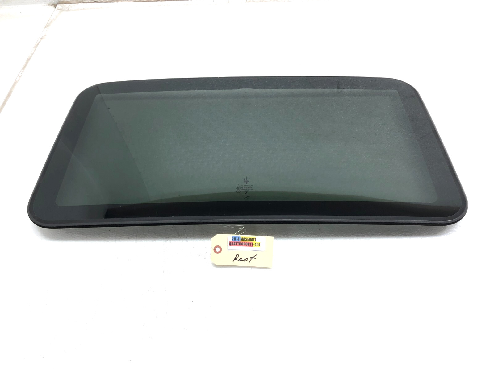 2014-2020 MASERATI QUATTROPORTE SUNROOF MOONROOF WINDOW GLASS PANEL OEM #NOTE