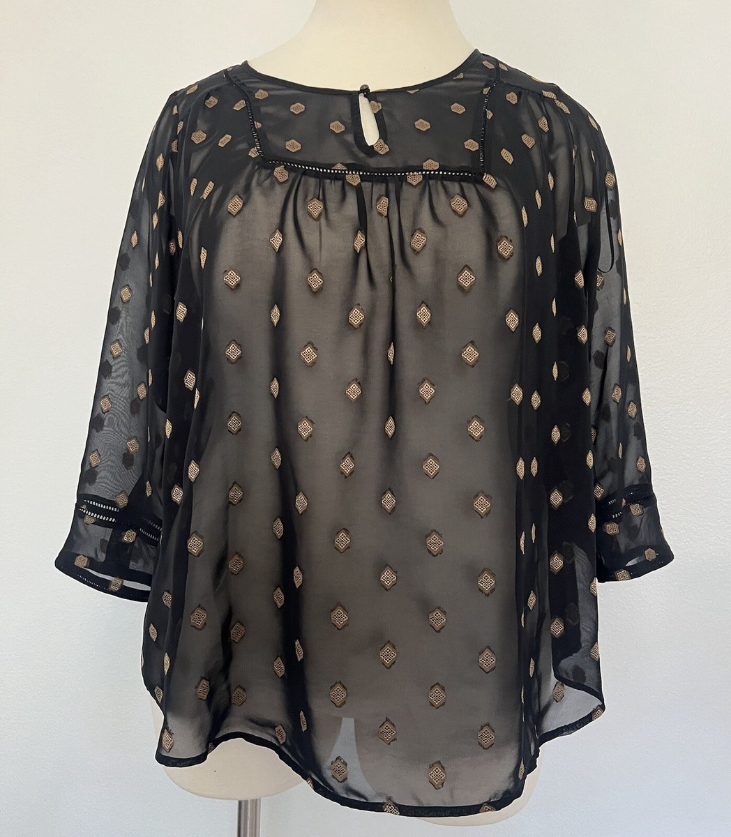 lucky brand peasant top