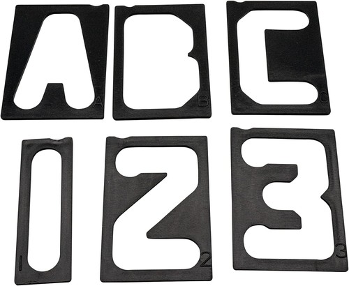 Milescraft Signpro Router Sign Making Kit, 2 1/2 Inch Letters Black - Picture 4 of 5