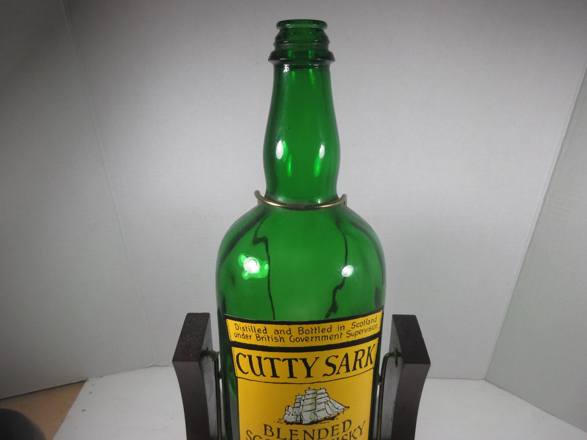 vintage Cutty Sark Whiskey promo ad gallon display swing pouring