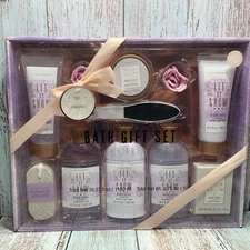 Simple Pleasures Spa BERRY ICICLE DELUXE BATH GIFT SET 11 Pc New