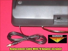 12Ft RCA Replacement Cable & RF Coax TV Adapter for Magnavox Odyssey 2 NEW