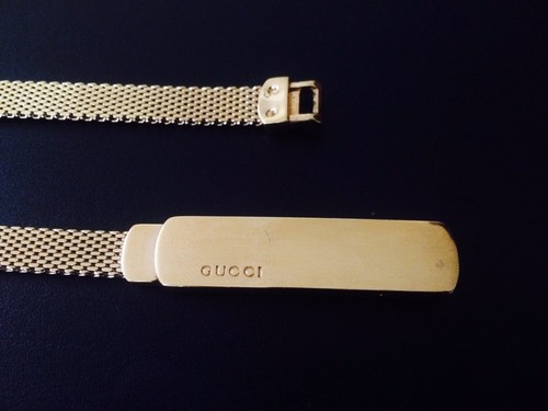GUCCI Cintura Placcato Oro Rete Metallica SERPENTE CATENA SKINNY ~ TOM FORD  ~ SUPER RARA! | eBay