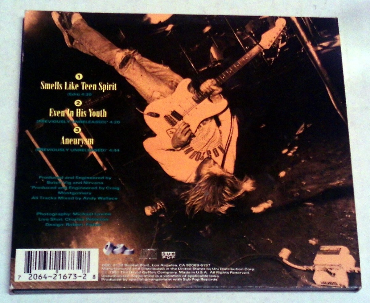 【7inch】NIRVANA Smells Like Teen Spirit nirvana-us-smells-like-teen-
