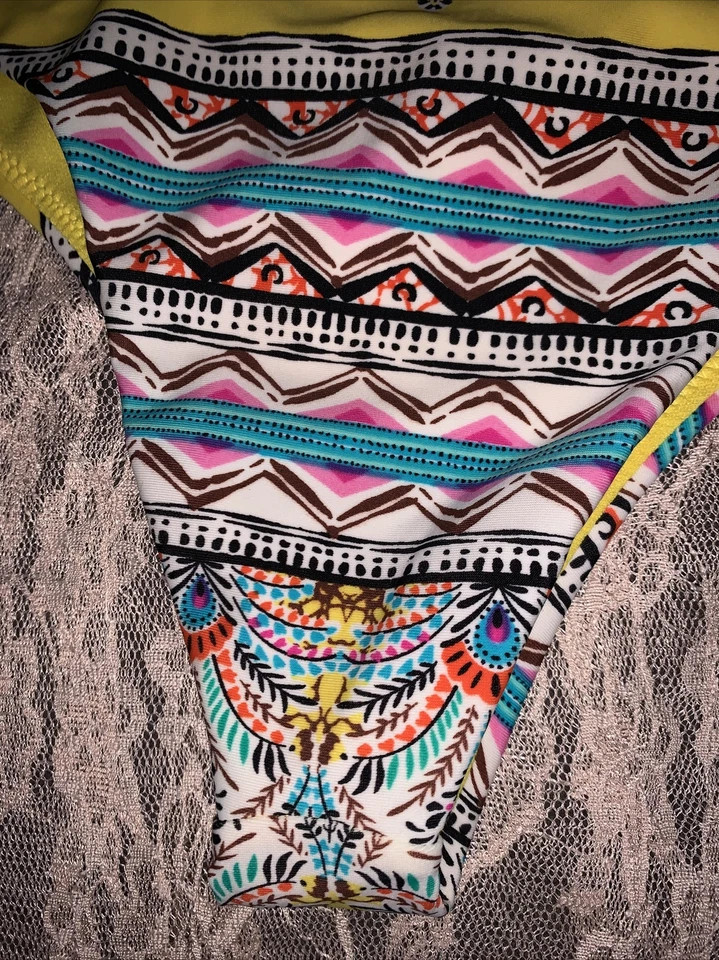 Parte inferior de bikini Raisins para mujer amarilla dulce guisante amarilla mediana descarada nueva sin etiquetas Foto 4 de 4