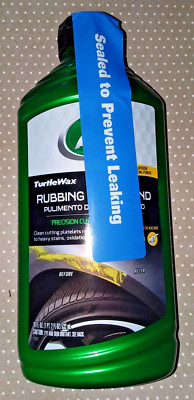 One NEW Turtle Wax T415 Rubbing Compound in a Sealed Plastic Bottle