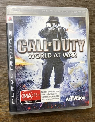Call Of Duty : World At War - PS3 PAL Game Complete With Manual - COD - image 1 of 4
