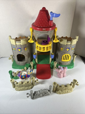 #ad Fisher Price Little People Lil Kingdom Castle Playset 2003 Tested amp; Sounds Work $37.50