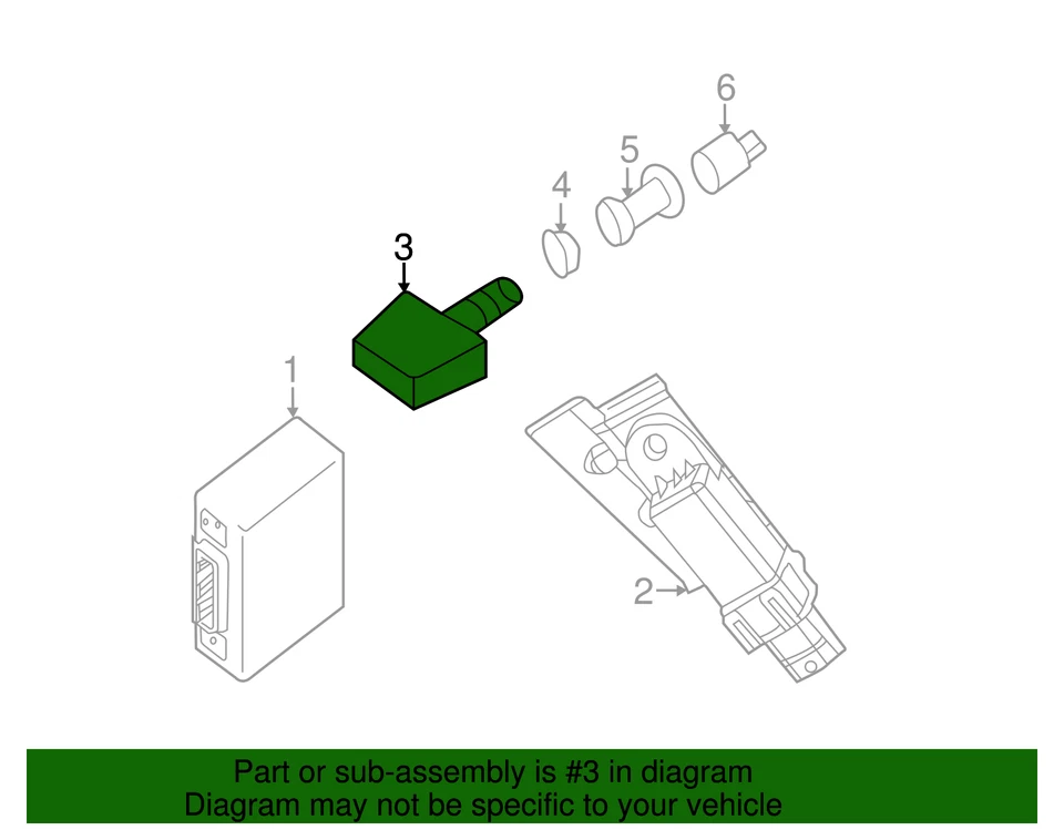 Sensor de presión de neumáticos genuino Nissan 2016-2020 NV furgoneta de carga tamaño completo nuevo OEM Foto 3 de 4