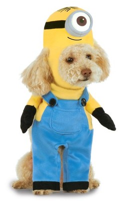 Despicable Me Minion Stuart Pet Costume For For Dogs Or Cats By Rubies Xs