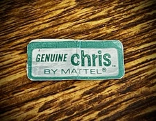 Mattel Vintage 1960’s Era Tutti Dolls Best Friend Chris Wrist Tag